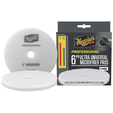 Meguiar's Professional 6" Ultra Universal Microfiber Pads *2 - Pack - Get Tight Gear