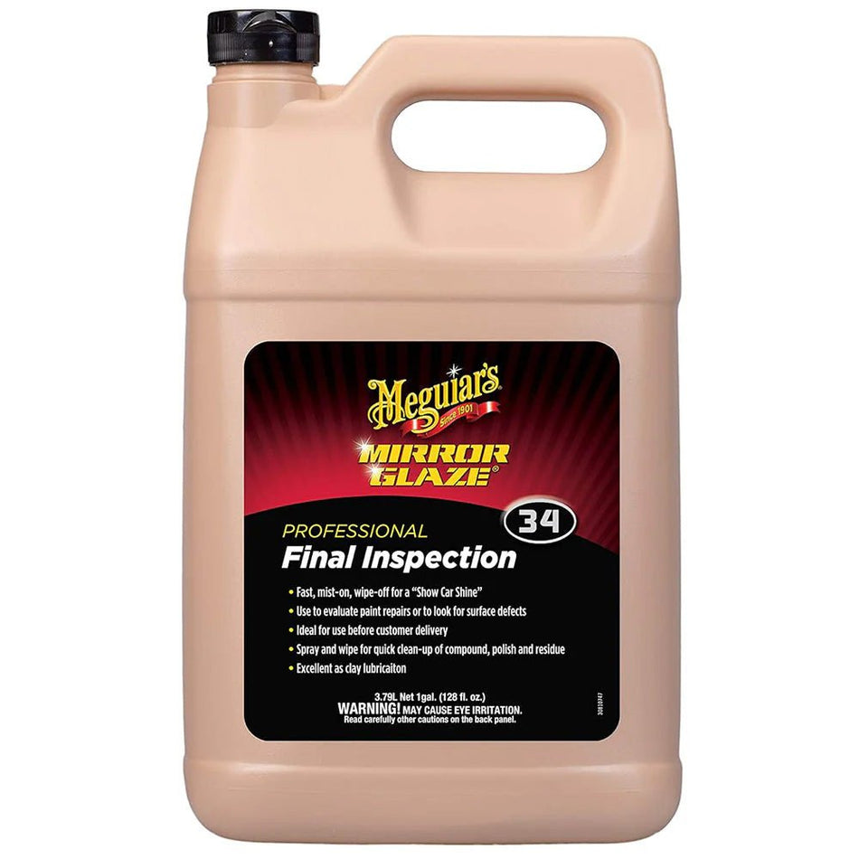 Meguiar's Professional Final Inspection Wipe - Off Detailer - 1 Gallon - Get Tight Gear