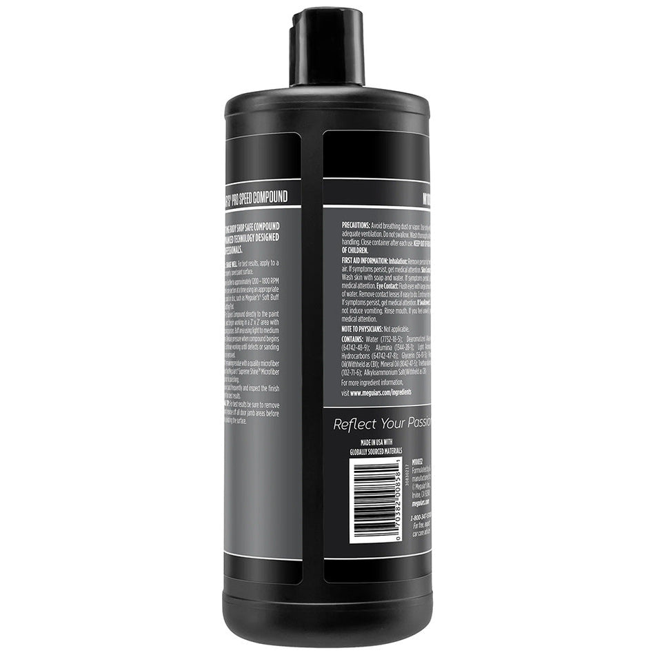 Meguiar's Professional Pro Speed Compound - 32oz - Get Tight Gear
