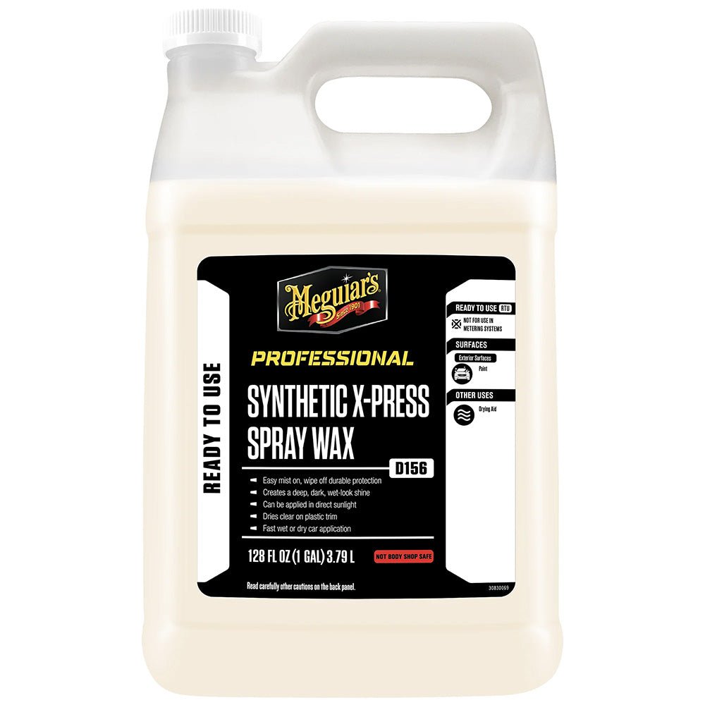 Meguiar's Synthetic X - Press Spray Wax - 1 Gallon - Get Tight Gear