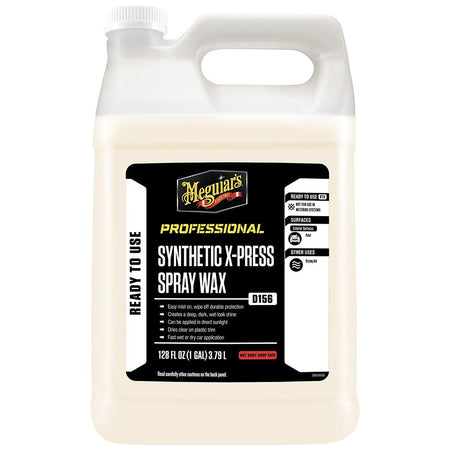 Meguiar's Synthetic X - Press Spray Wax - 1 Gallon - Get Tight Gear