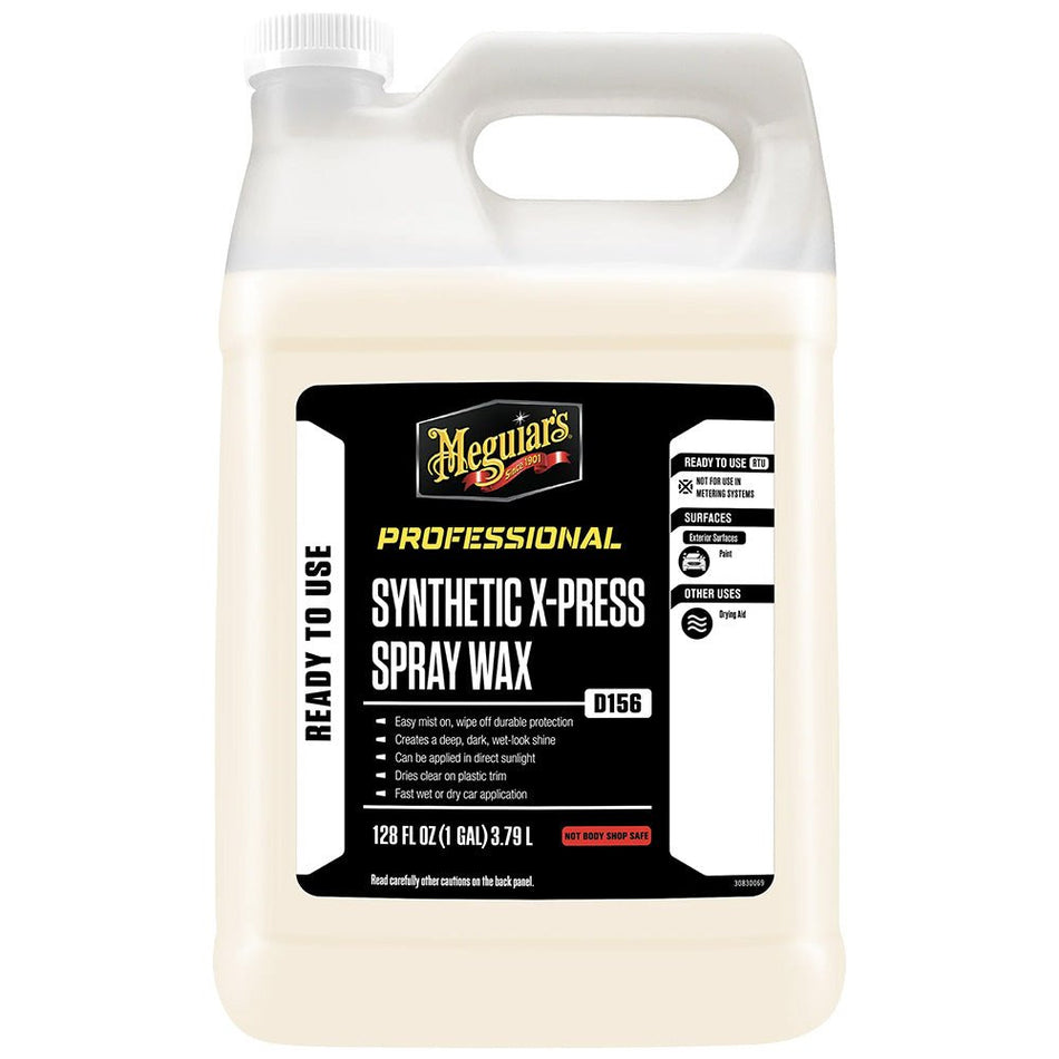 Meguiar's Synthetic X - Press Spray Wax - 1 Gallon - Get Tight Gear