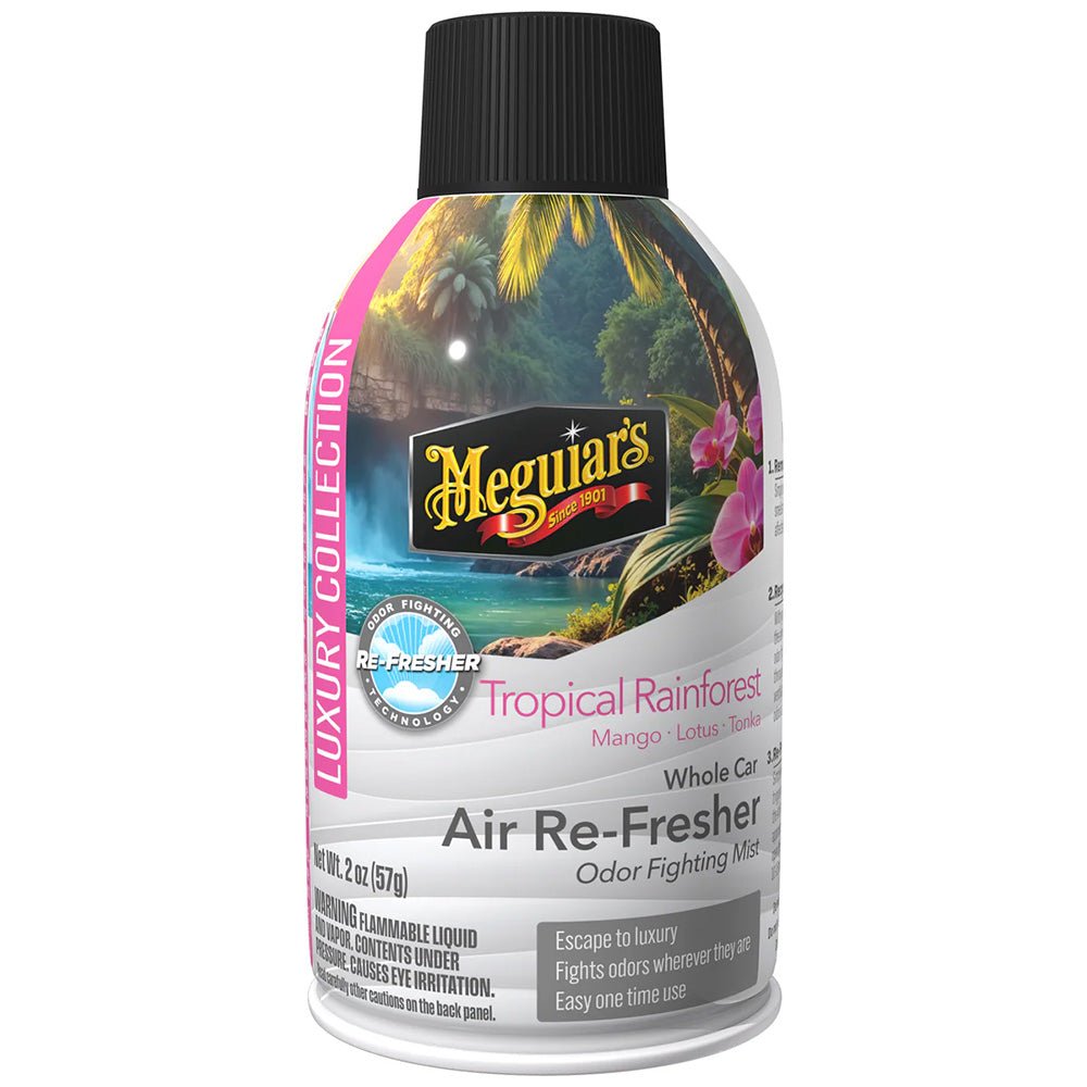 Meguiar's Tropical Rainforest Whole Car Air Re - Fresher Aerosol - 2oz - Get Tight Gear