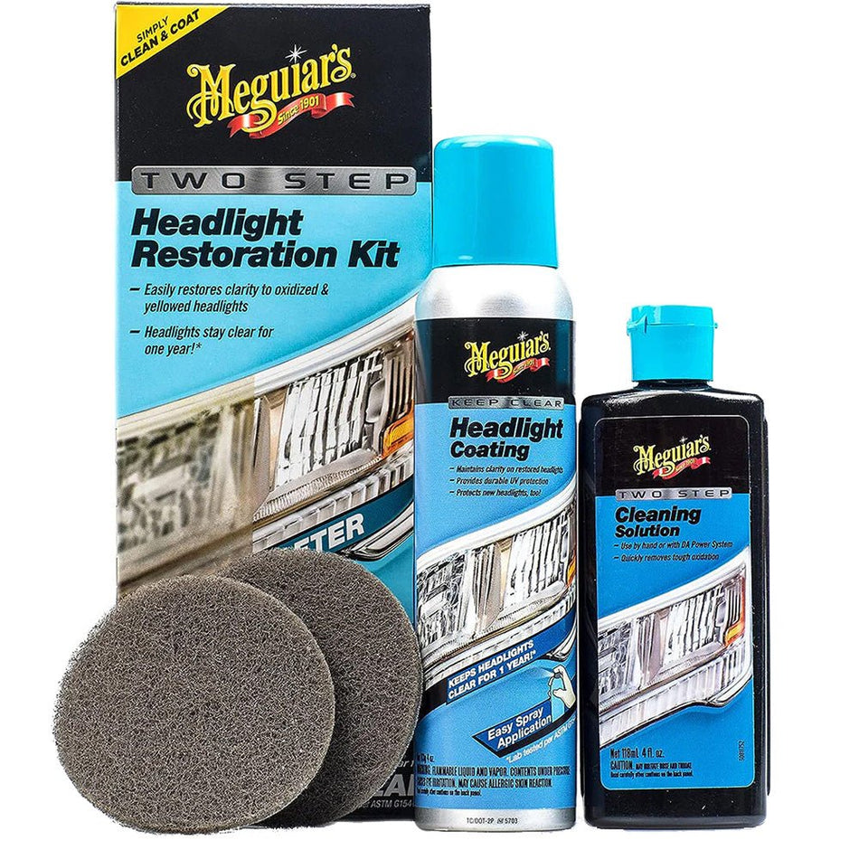 Meguiar's Two - Step Headlight Restoration Kit - Get Tight Gear