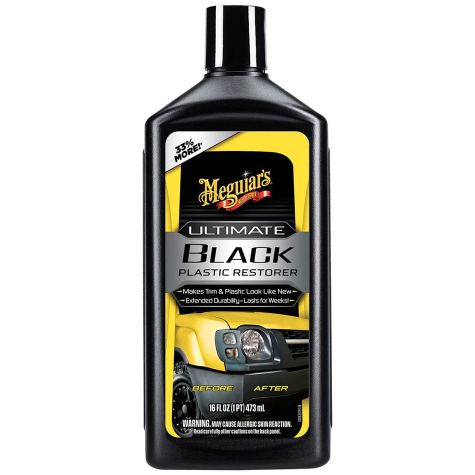 Meguiar's Ultimate Black Plastic Restorer - 16oz - Get Tight Gear