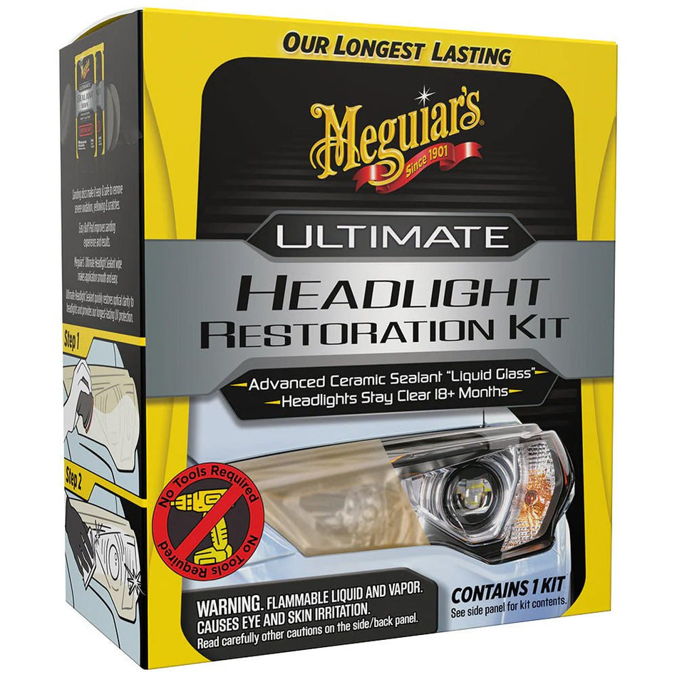 Meguiar's Ultimate Headlight Restoration Kit - Get Tight Gear