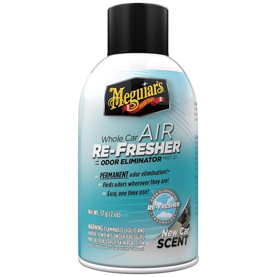 Meguiar's Whole Car Air Refresher Odor Eliminator - New Car Scent - Get Tight Gear