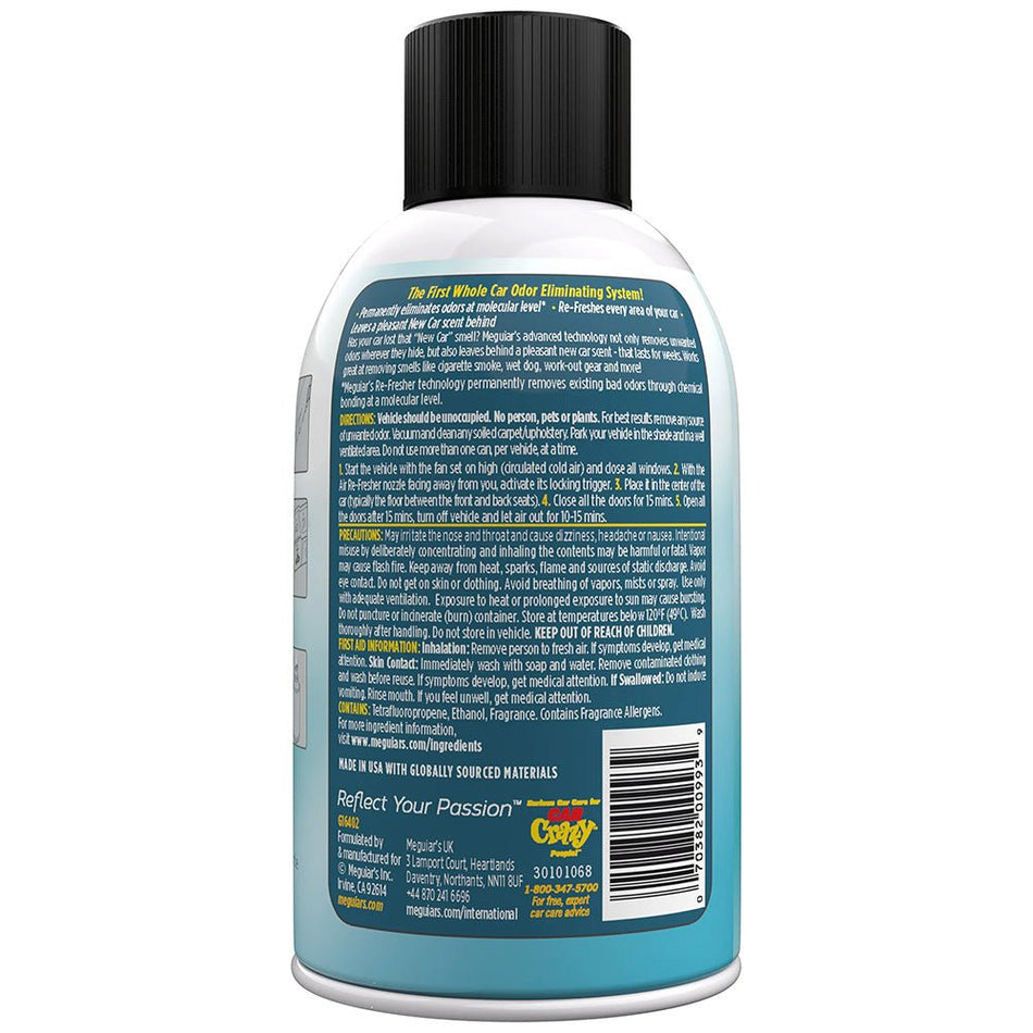 Meguiar's Whole Car Air Refresher Odor Eliminator - New Car Scent - Get Tight Gear