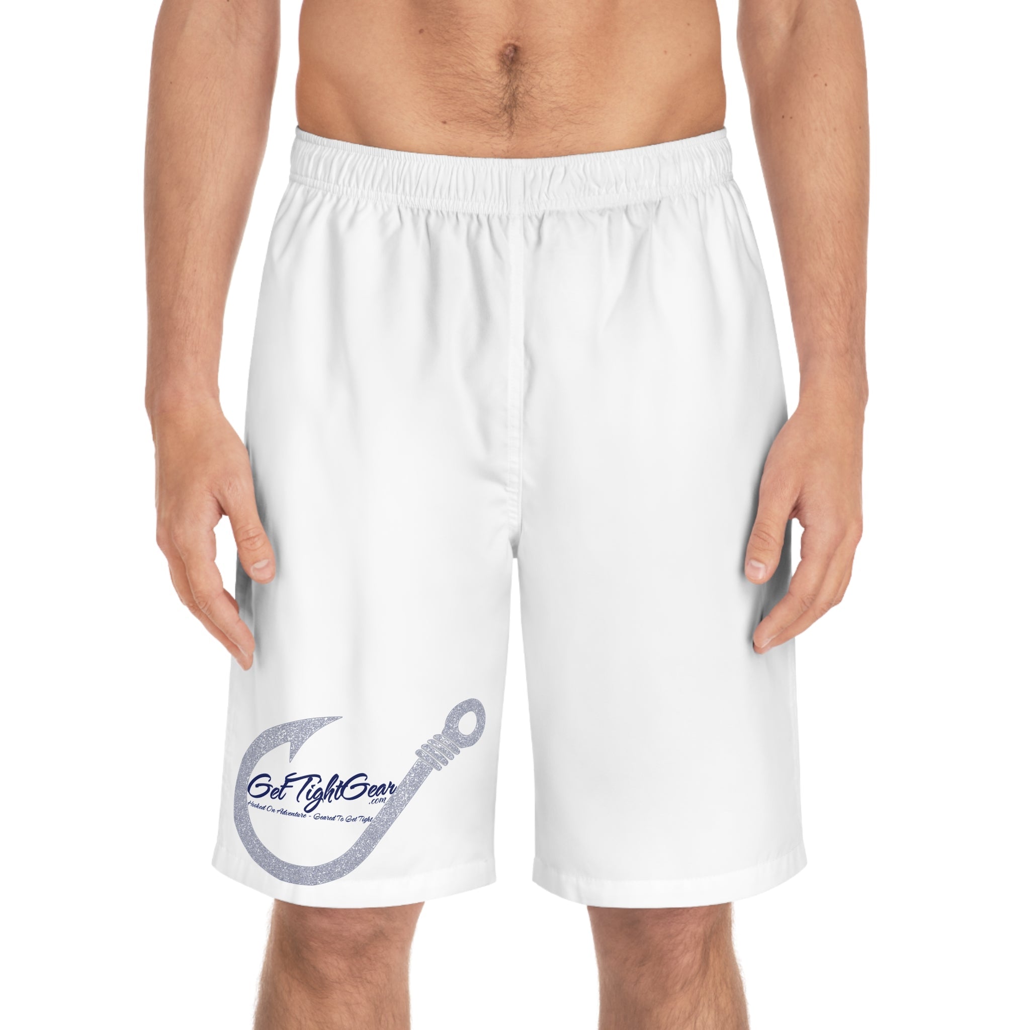 Men's Board Shorts with Hook Design - Perfect for Beach, Fishing and Summer Adventures - Get Tight Gear