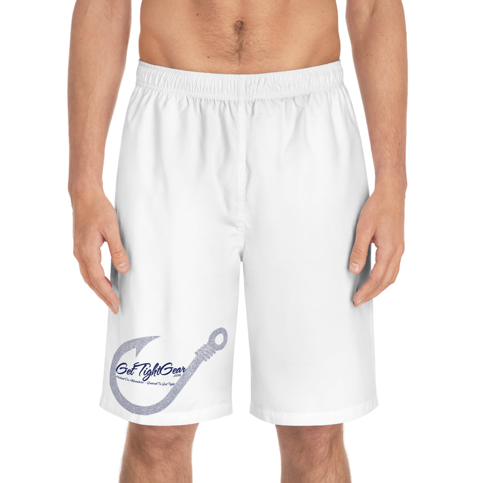 Men's Board Shorts with Hook Design - Perfect for Beach, Fishing and Summer Adventures - Get Tight Gear