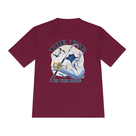 Men's Fishing Tee - "The Tug is the Drug™" Moisture Wicking Shirt for Anglers - Get Tight Gear