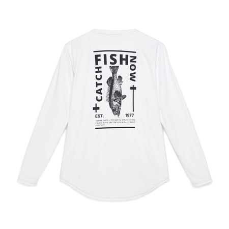 Men's UV Protection Fishing Shirt - Catch Fish Now Design - Get Tight Gear