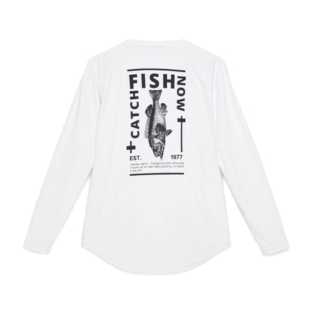 Men's UV Protection Fishing Shirt - Catch Fish Now Design - Get Tight Gear