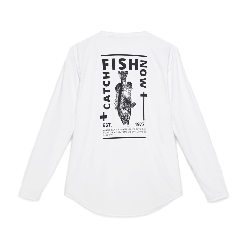 Men's UV Protection Fishing Shirt - Catch Fish Now Design - Get Tight Gear