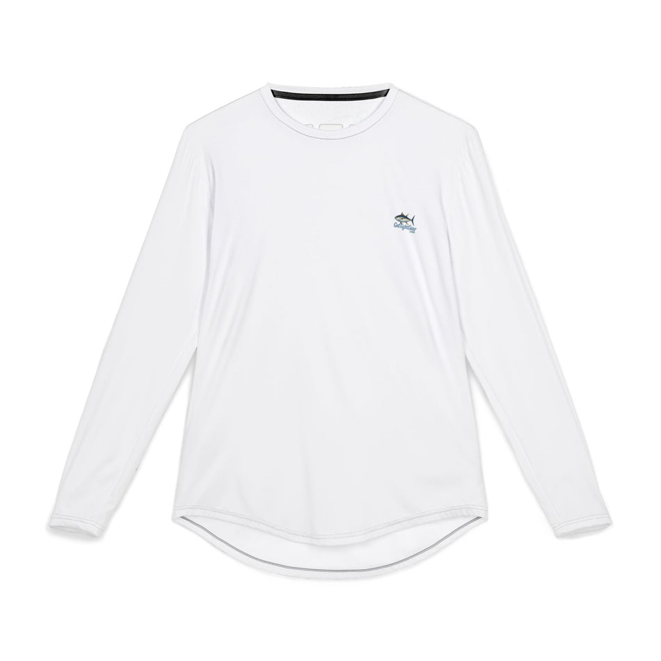 Men's UV Protection Fishing Shirt - Go Deep Or Go Home Design - Get Tight Gear