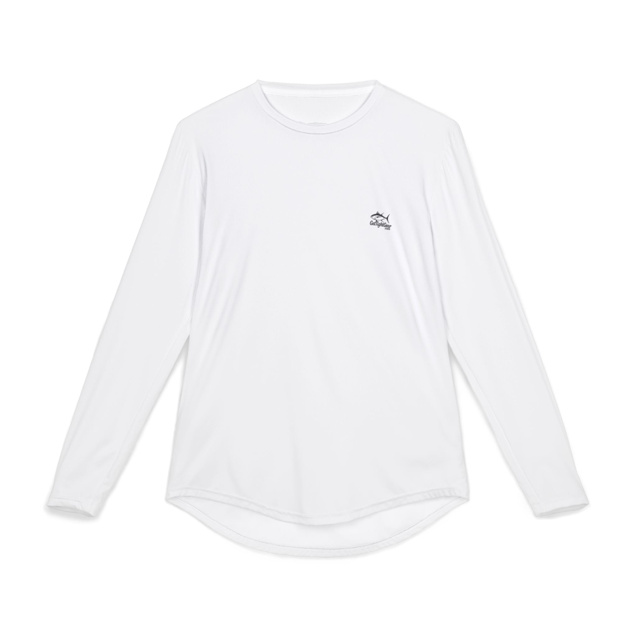 Men's UV Protection Long Sleeve Fishing Shirt - "Fishing Is Life" Design - Get Tight Gear