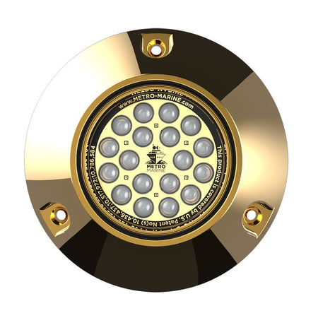 Metro Marine High - Output Submersible Underwater Light w/Intelligent Monochromatic LED's - Aqua, 45 Beam - Get Tight Gear