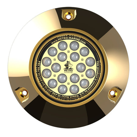 Metro Marine High - Output Submersible Underwater Light w/Intelligent Monochromatic LED's - Blue, 45 Beam - Get Tight Gear