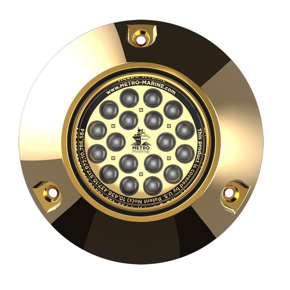 Metro Marine High - Output Submersible Underwater Light w/Intelligent Monochromatic LED's - Blue, 90 Beam - Get Tight Gear