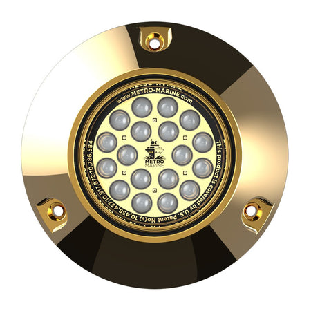 Metro Marine High - Output Submersible Underwater Light w/Intelligent Monochromatic LED's - Green, 45 Beam - Get Tight Gear