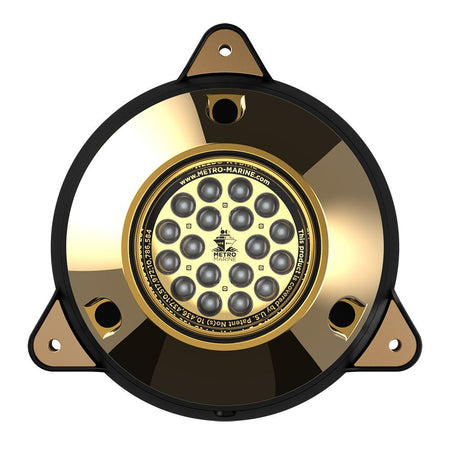 Metro Marine High - Output Surface Mount Underwater Light w/Intelligent Monochromatic LED's - Green, 45 Beam - Get Tight Gear