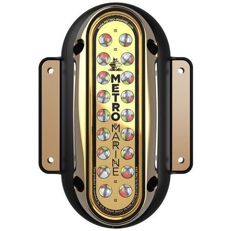 Metro Marine High - Output Vertical Surface Mount Light w/Intelligent Full Spectrum LED's - RGBW, 45 Beam - Get Tight Gear