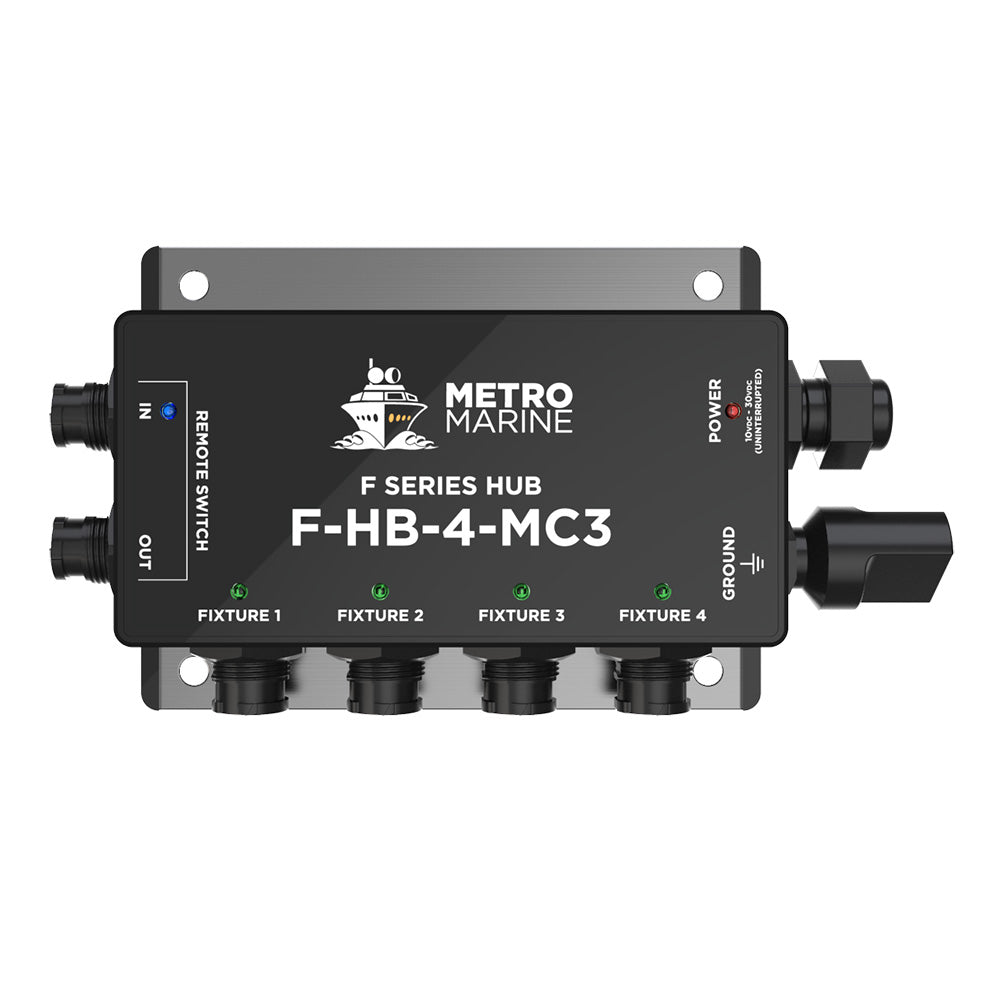 Metro Marine Single Color Hub - 4 Outputs - Get Tight Gear