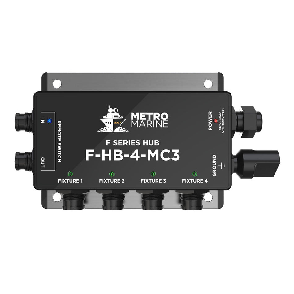 Metro Marine Single Color Hub - 4 Outputs - Get Tight Gear