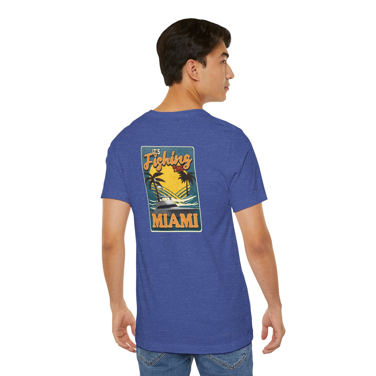 Miami Fishing Unisex Short Sleeve Tee - Perfect for Fishing Lovers - Get Tight Gear