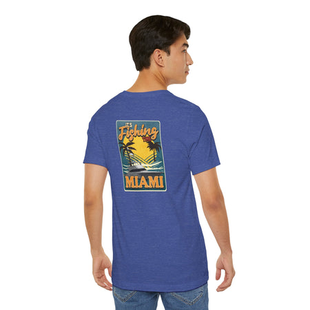 Miami Fishing Unisex Short Sleeve Tee - Perfect for Fishing Lovers - Get Tight Gear