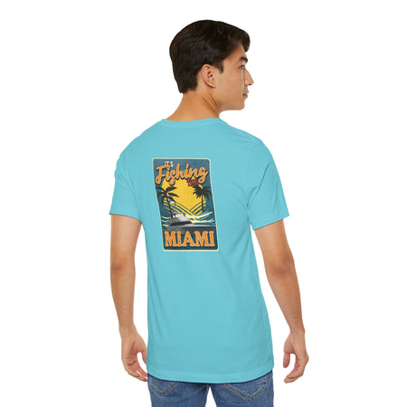 Miami Fishing Unisex Short Sleeve Tee - Perfect for Fishing Lovers - Get Tight Gear