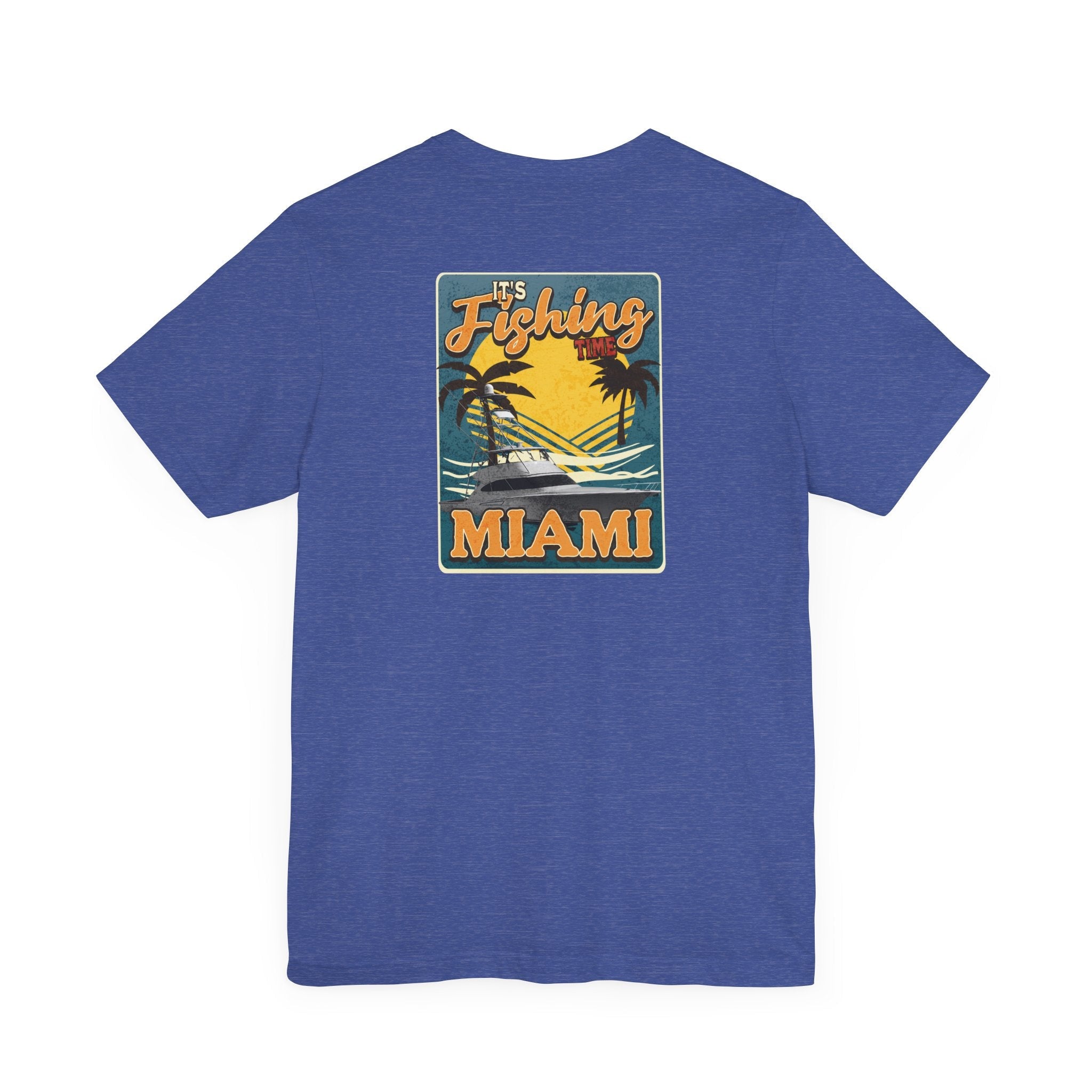 Miami Fishing Unisex Short Sleeve Tee - Perfect for Fishing Lovers - Get Tight Gear