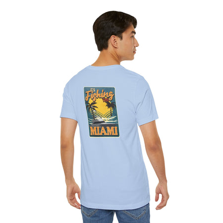 Miami Fishing Unisex Short Sleeve Tee - Perfect for Fishing Lovers - Get Tight Gear