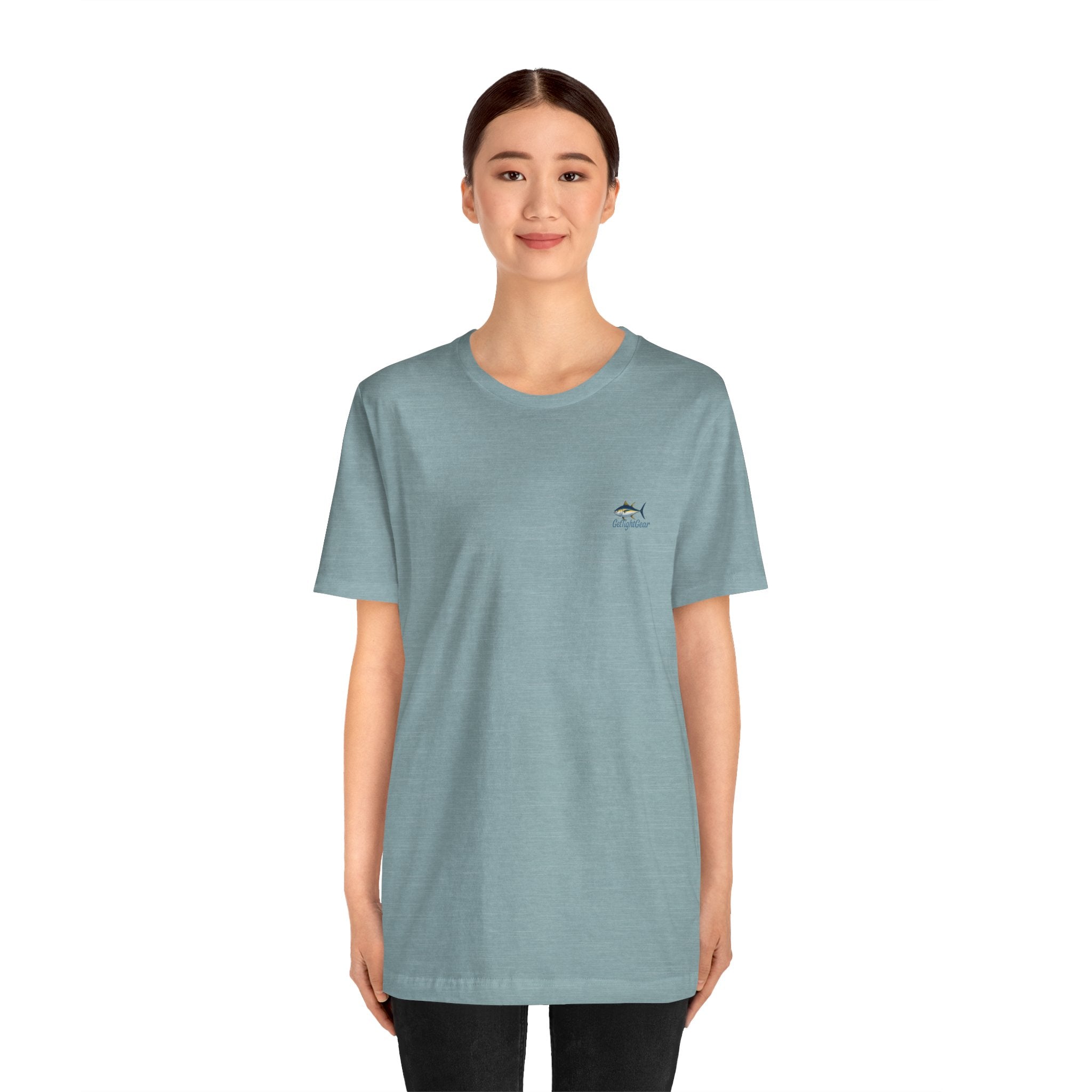 Miami Fishing Unisex Short Sleeve Tee - Perfect for Fishing Lovers - Get Tight Gear