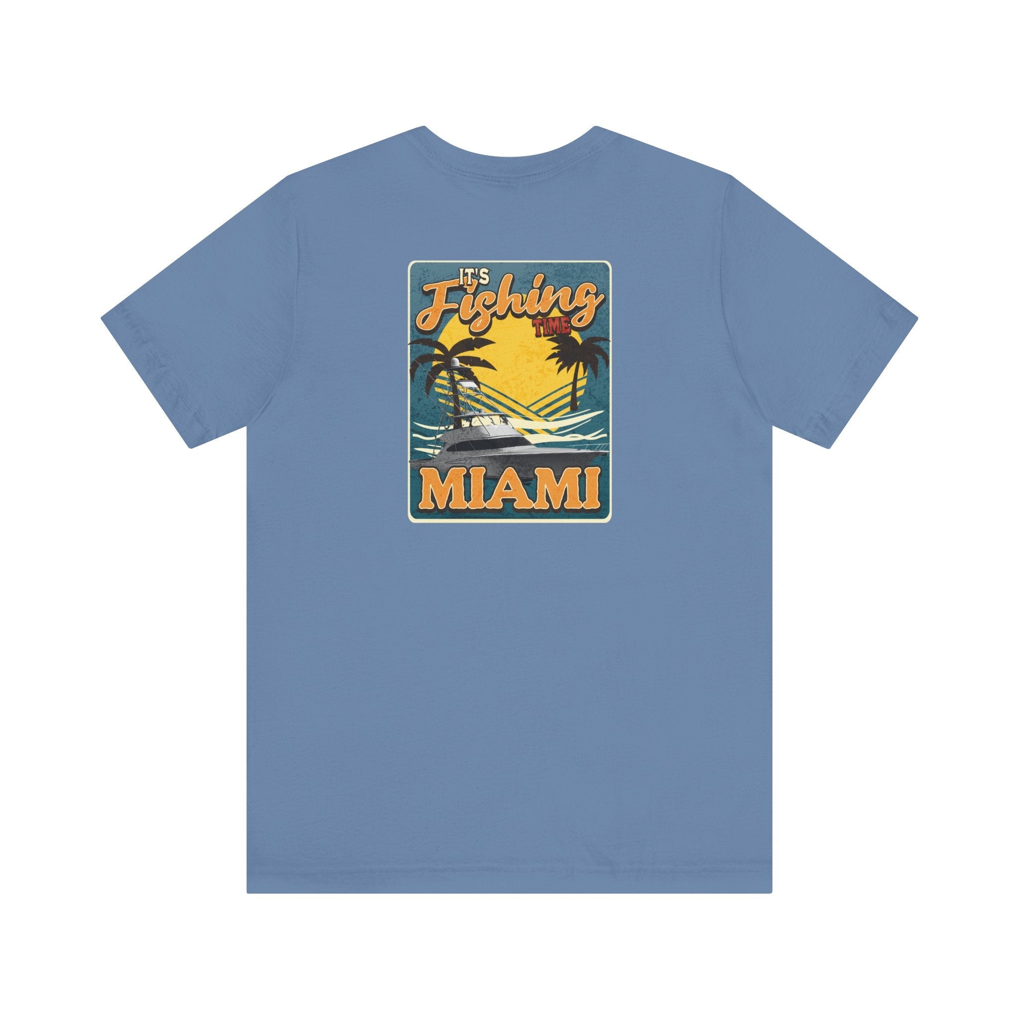 Miami Fishing Unisex Short Sleeve Tee - Perfect for Fishing Lovers - Get Tight Gear