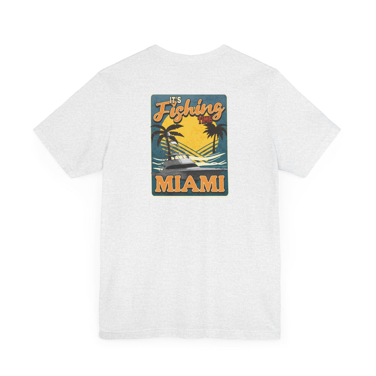 Miami Fishing Unisex Short Sleeve Tee - Perfect for Fishing Lovers - Get Tight Gear