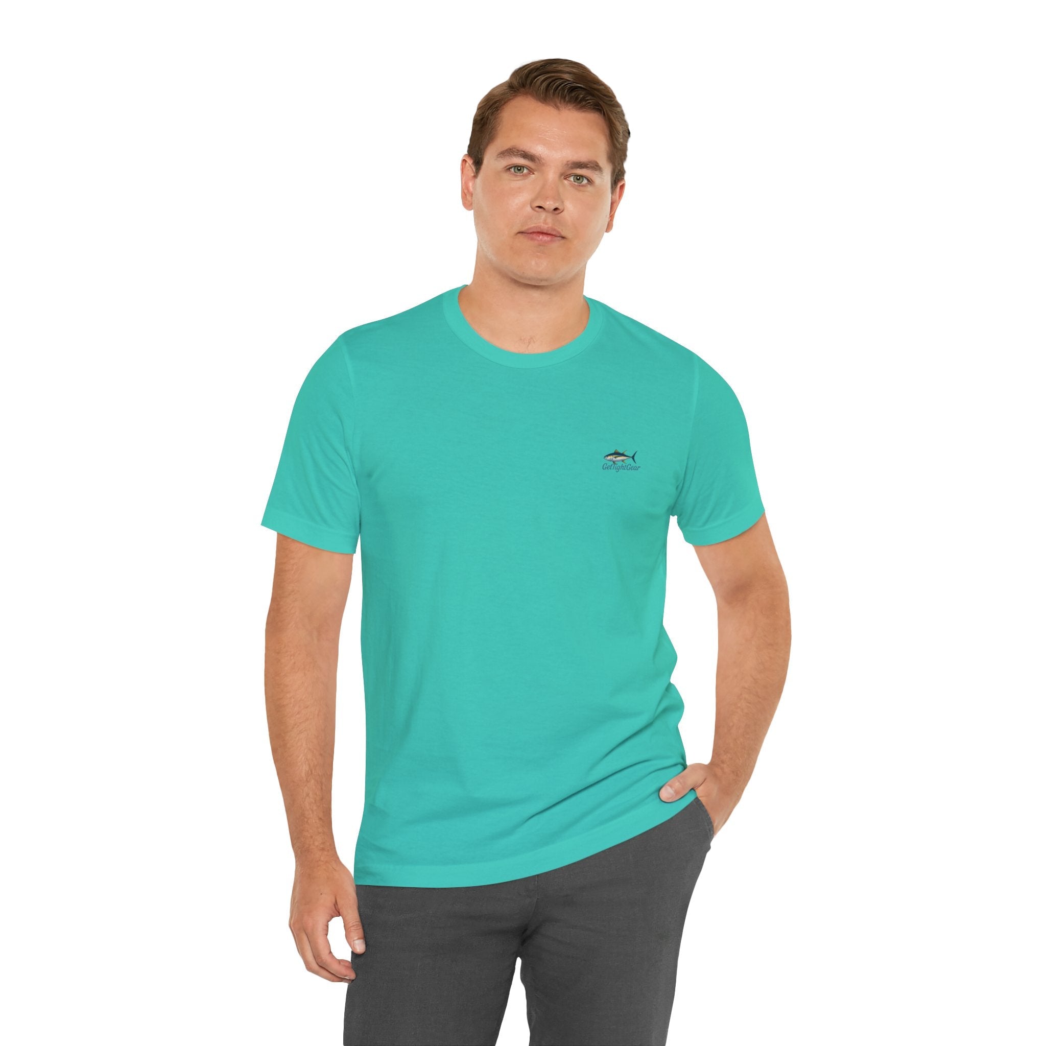 Miami Fishing Unisex Short Sleeve Tee - Perfect for Fishing Lovers - Get Tight Gear