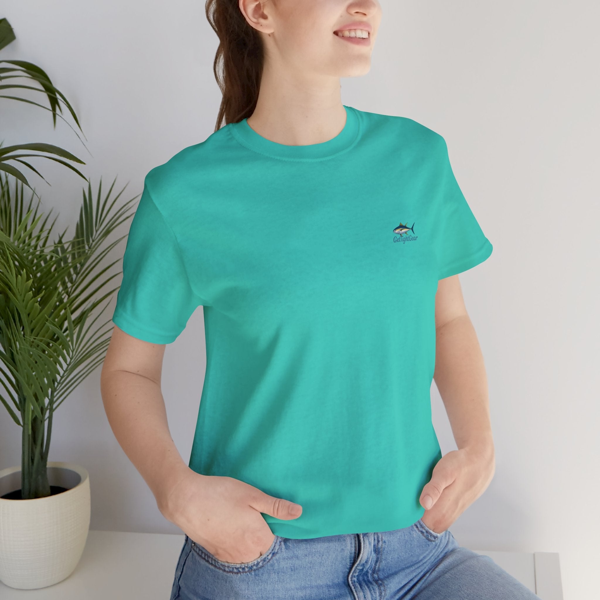 Miami Fishing Unisex Short Sleeve Tee - Perfect for Fishing Lovers - Get Tight Gear