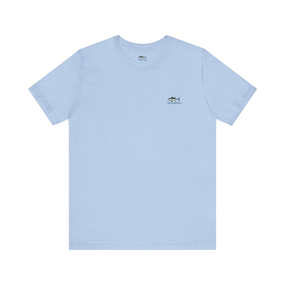 Miami Fishing Unisex Short Sleeve Tee - Perfect for Fishing Lovers - Get Tight Gear
