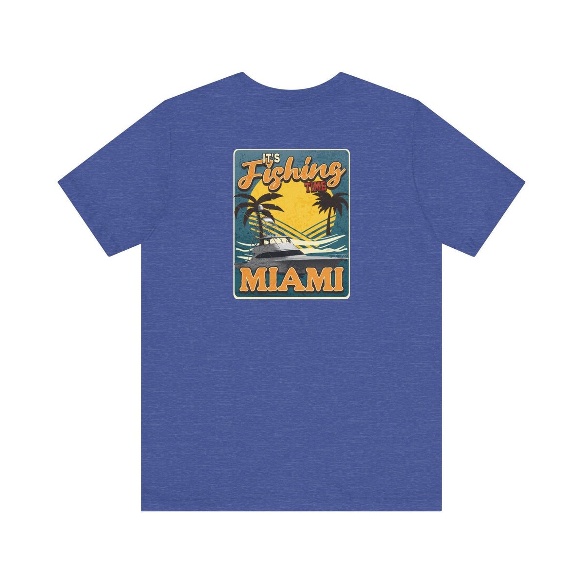 Miami Fishing Unisex Short Sleeve Tee - Perfect for Fishing Lovers - Get Tight Gear