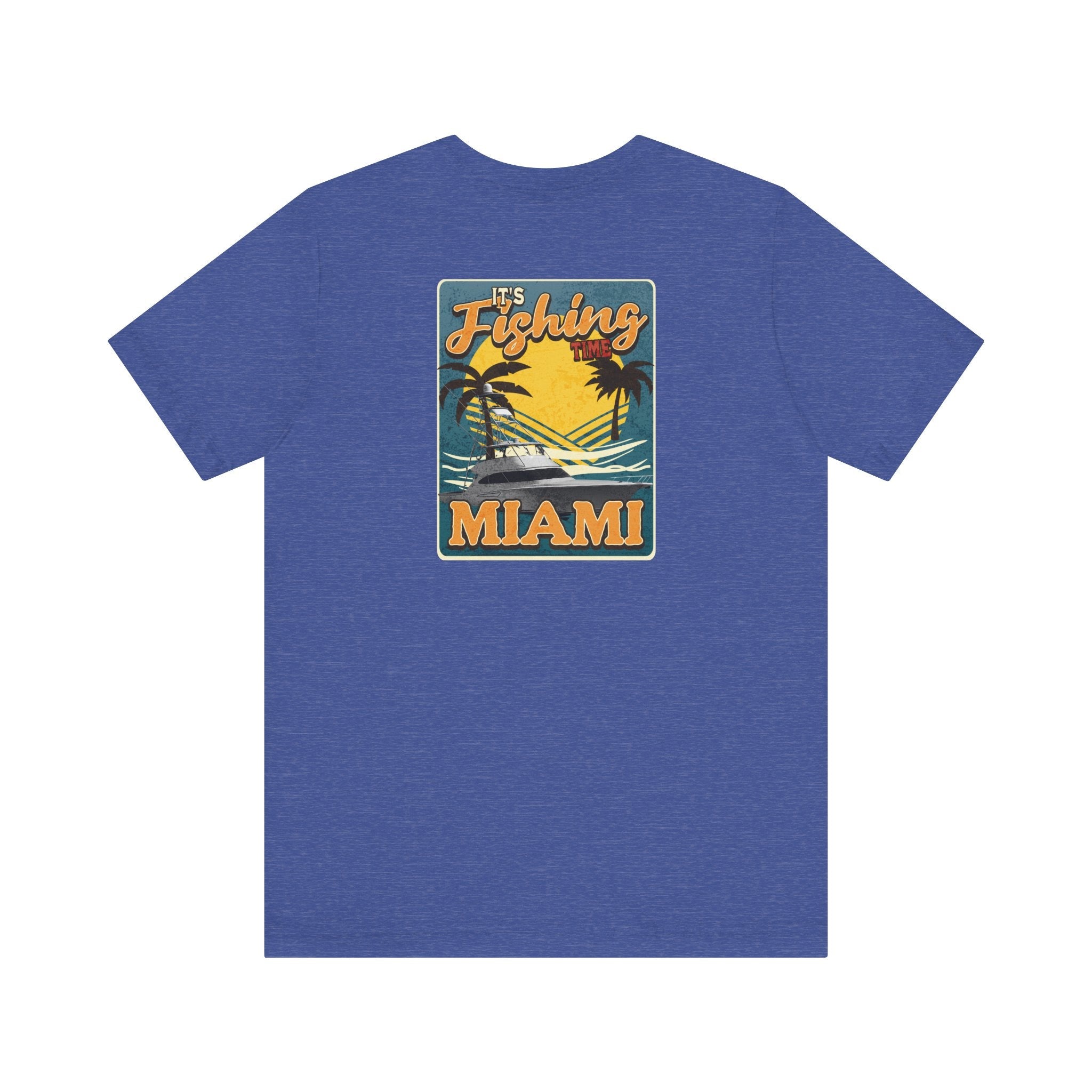 Miami Fishing Unisex Short Sleeve Tee - Perfect for Fishing Lovers - Get Tight Gear