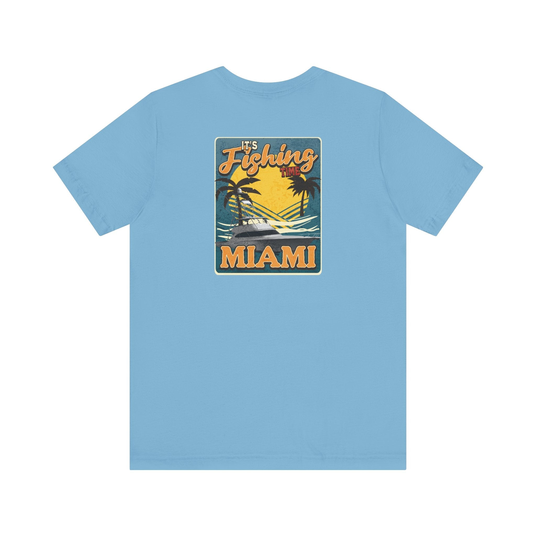Miami Fishing Unisex Short Sleeve Tee - Perfect for Fishing Lovers - Get Tight Gear