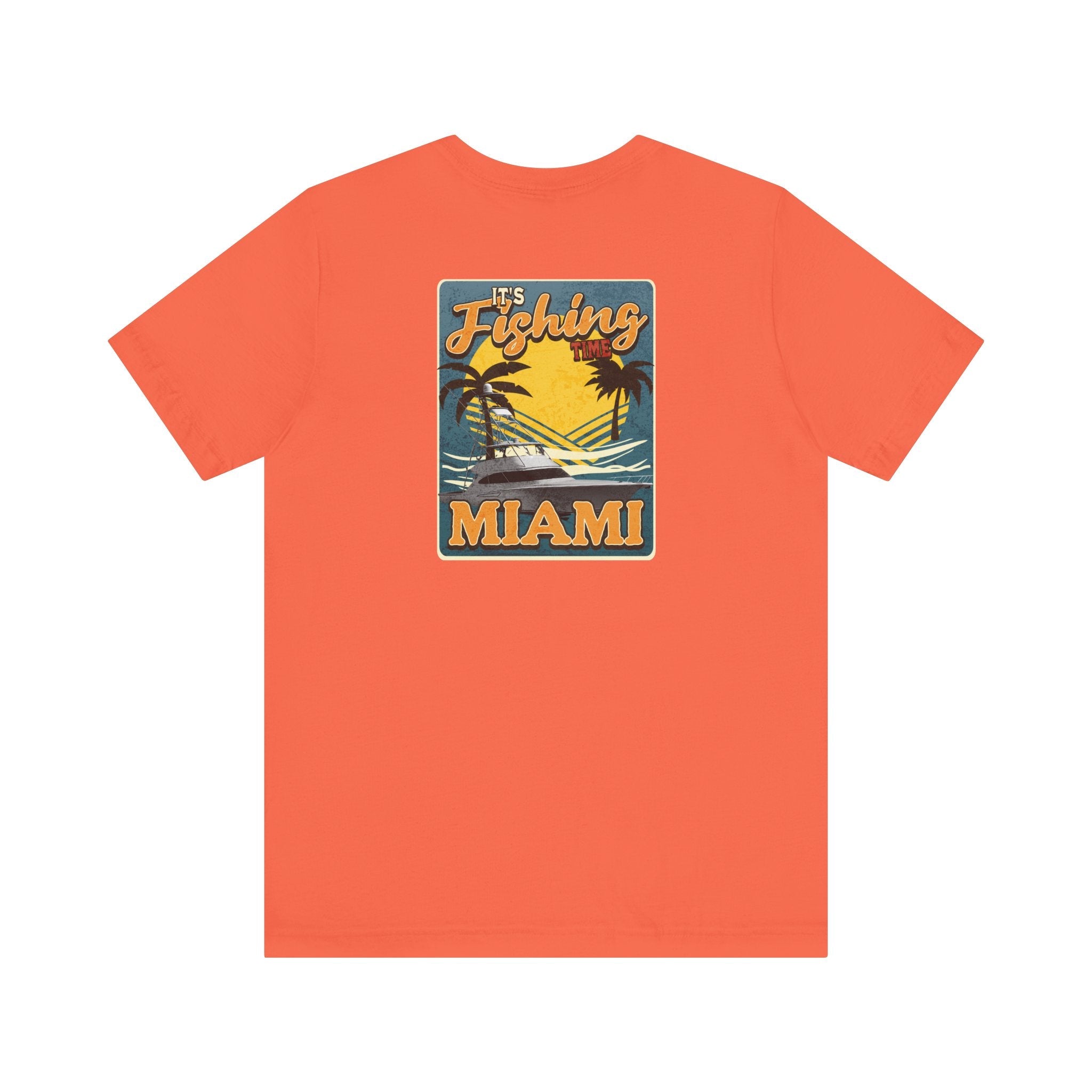 Miami Fishing Unisex Short Sleeve Tee - Perfect for Fishing Lovers - Get Tight Gear