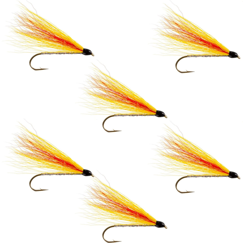 Mickey Finn Classic Streamer Flies - Set of 6 - Hook Size 4 - Get Tight Gear