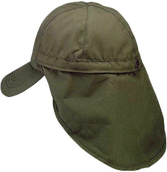 Microfiber Cap W/Flap Oliv Osf - Get Tight Gear