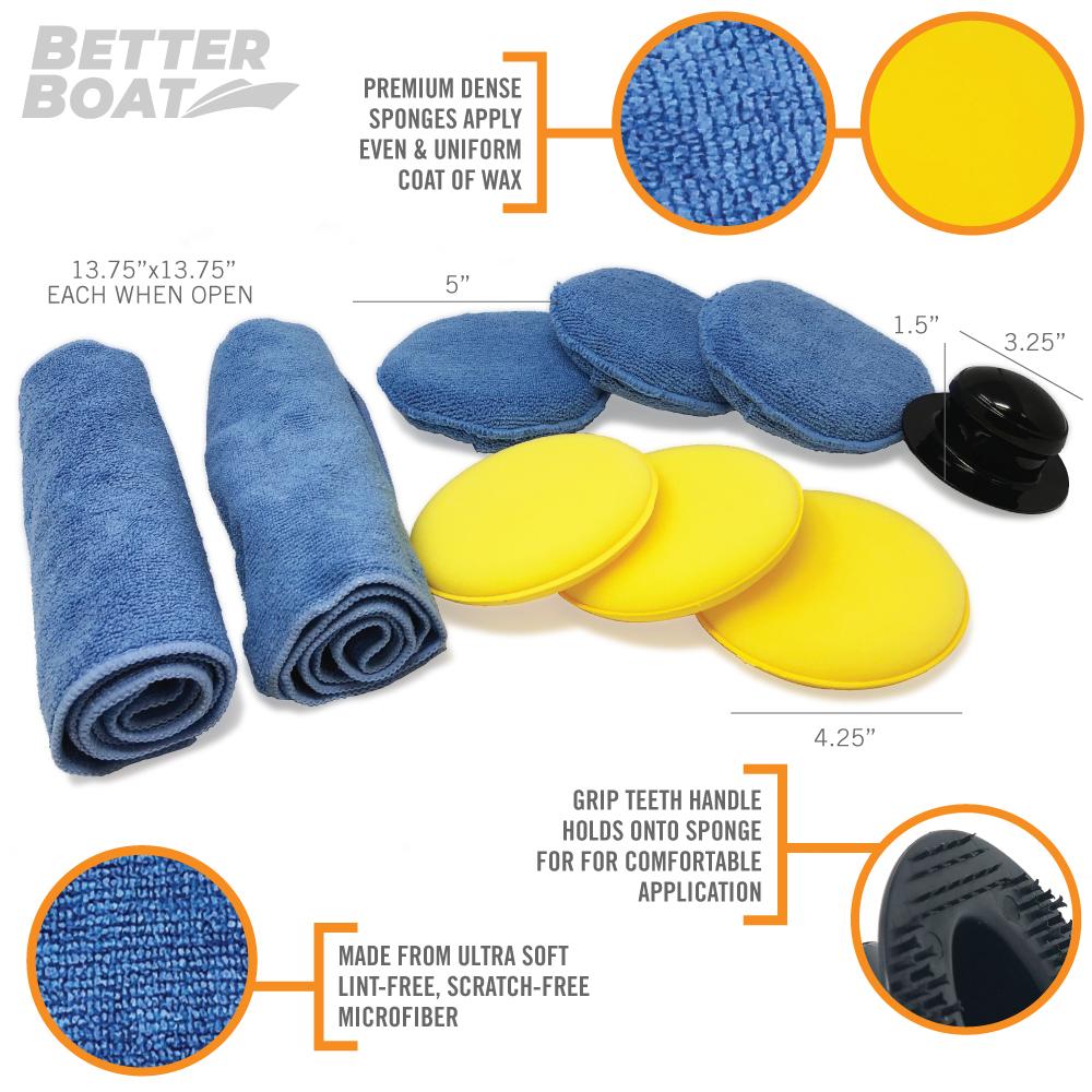 Microfiber Wax Applicator Set - Get Tight Gear