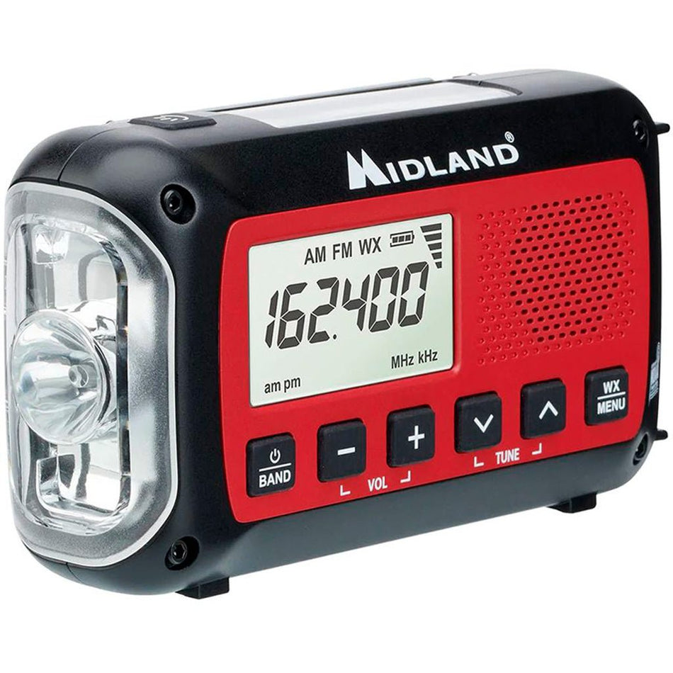 Midland Dynamo Crank Radio AM/FM/Weather Alert 2600mAH battery - Get Tight Gear