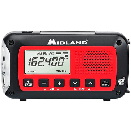 Midland Dynamo Crank Radio AM/FM/Weather Alert 2600mAH battery - Get Tight Gear