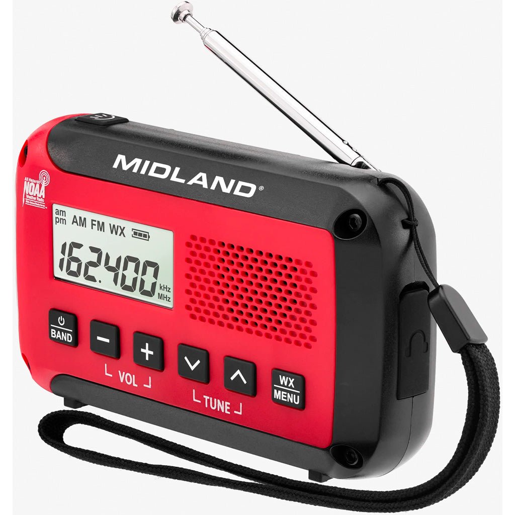 Midland Emergency Radio w/ AM/FM/Weather Alert. - Get Tight Gear