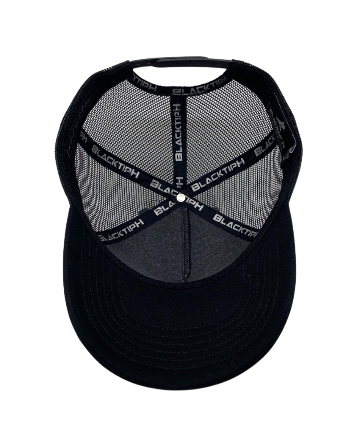 Midnight Black Embroidered Snapback 2.0 - Get Tight Gear